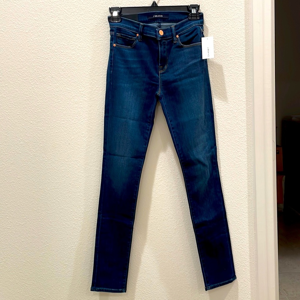 J Brand Jeans - Mid Rise Skinny Leg 11” leg opening.